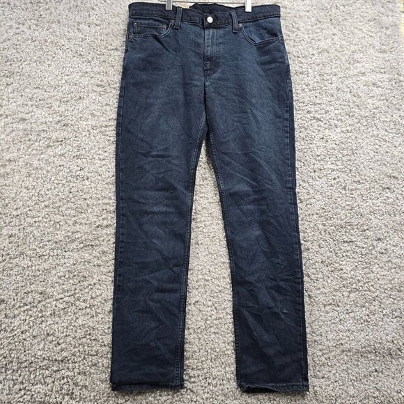 Levi’s 511 Jeans Mens 33x32 (Fits 33x31.5) Slim Straight Dark Wash Denim READ - Picture 1 of 14